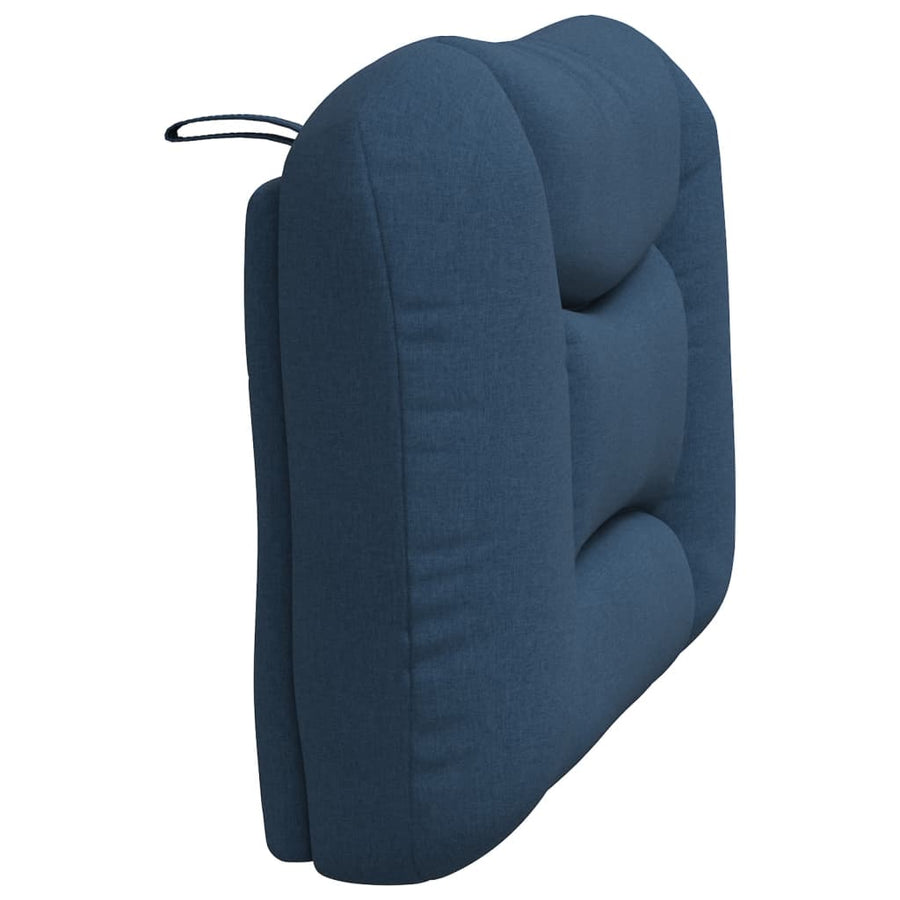 Hoofdbordkussen Stof Blauw 90 cm