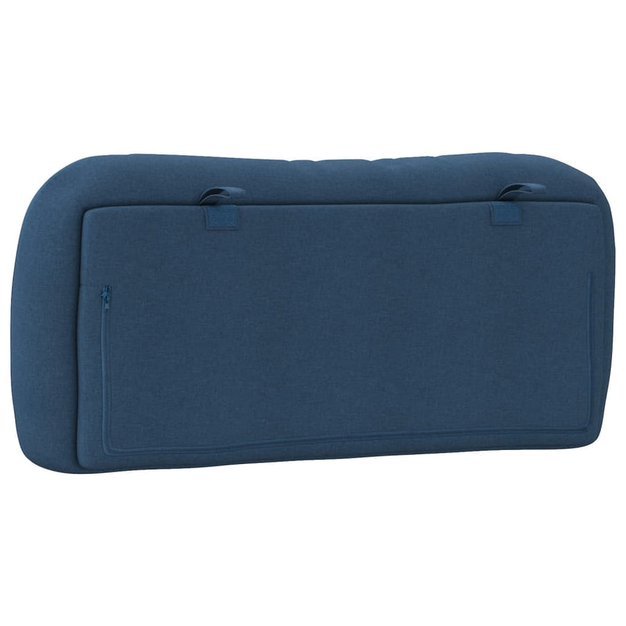 Hoofdbordkussen Stof Blauw 90 cm