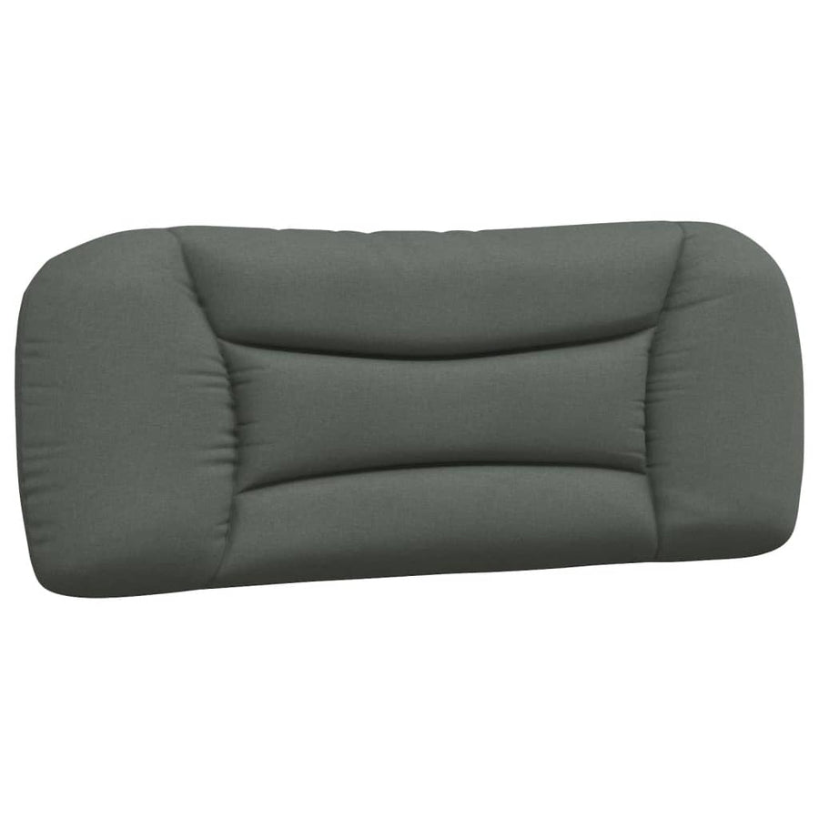Hoofdbordkussen Stof Donkergrijs 100 cm