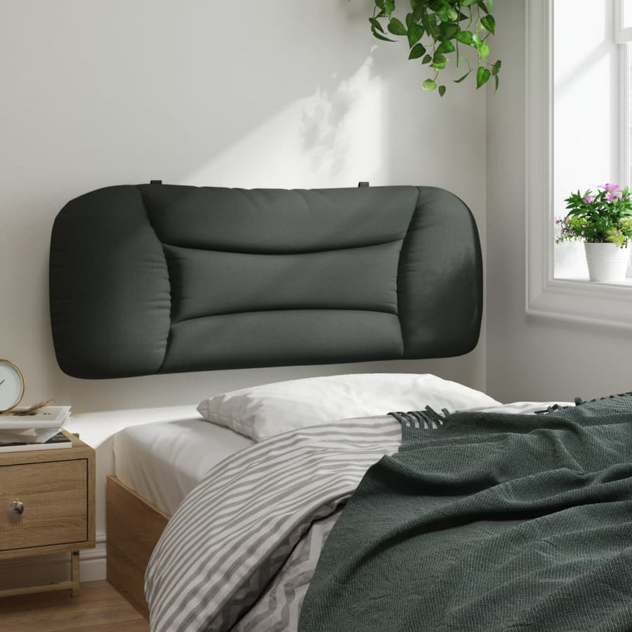 Hoofdbordkussen Stof Donkergrijs 100 cm