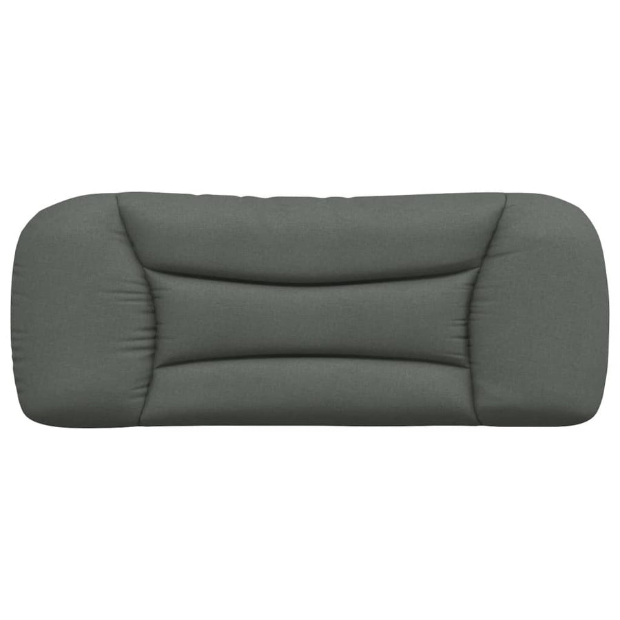 Hoofdbordkussen Stof Donkergrijs 100 cm