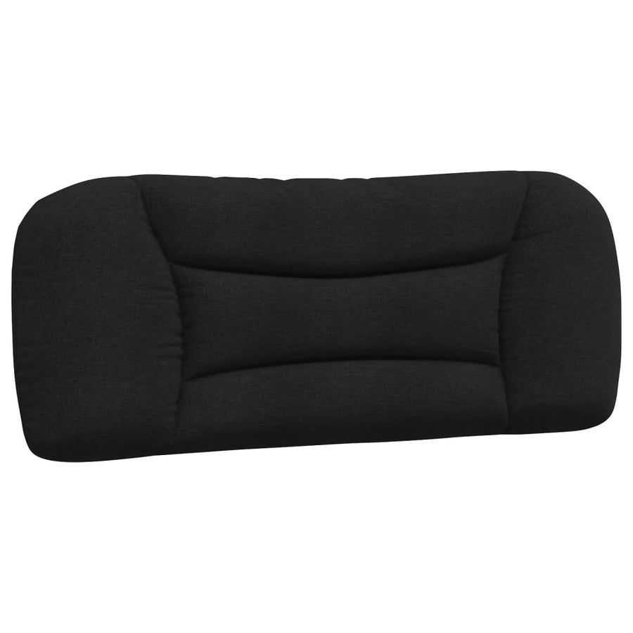 Hoofdbordkussen Stof Zwart 100 cm