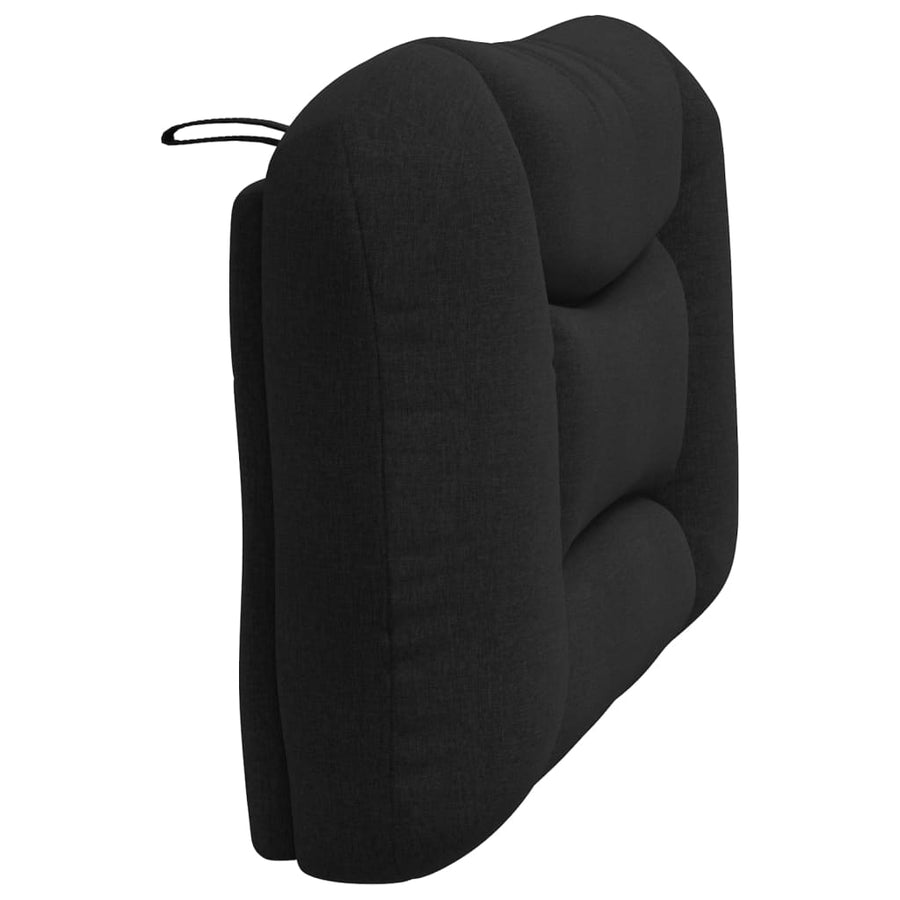 Hoofdbordkussen Stof Zwart 100 cm