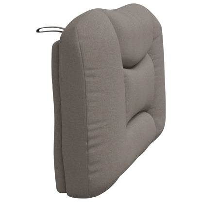 Hoofdbordkussen 100 cm stof taupe 100 cm Taupe