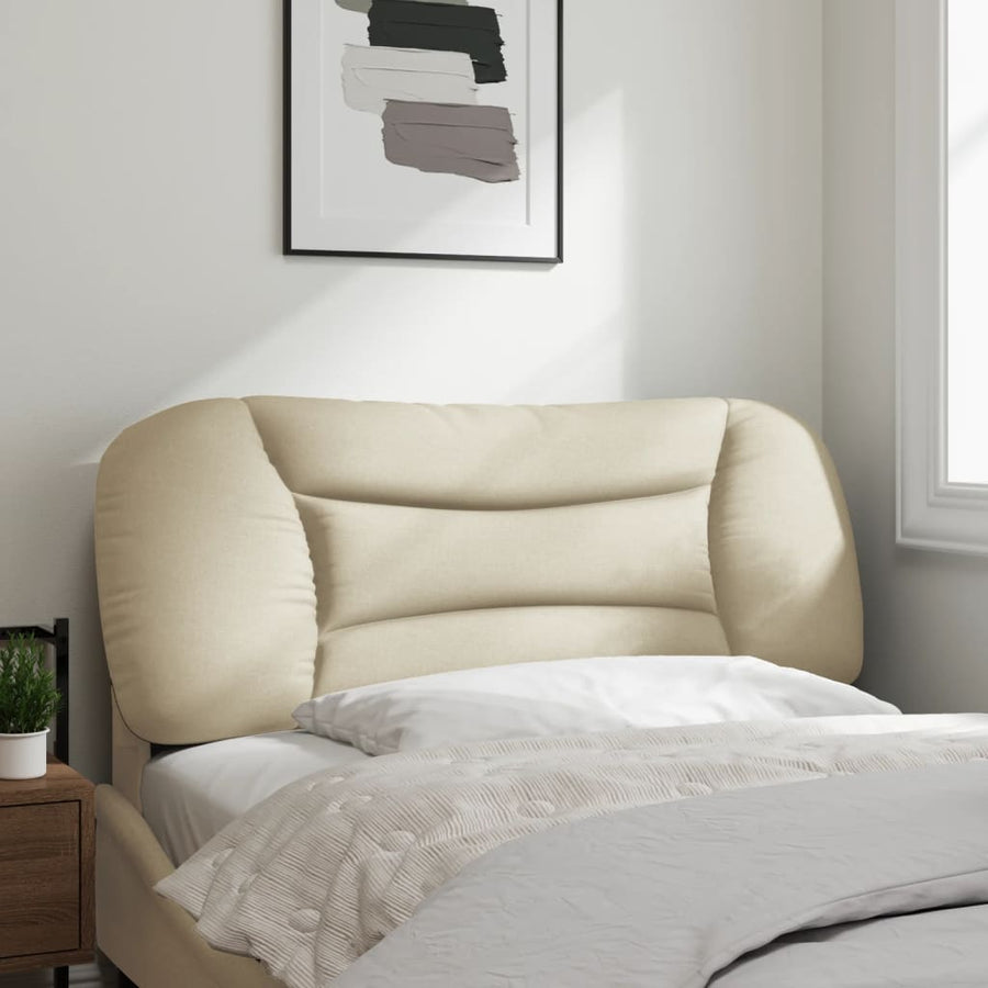 Hoofdbordkussen Stof Kleurig Crème 100 cm