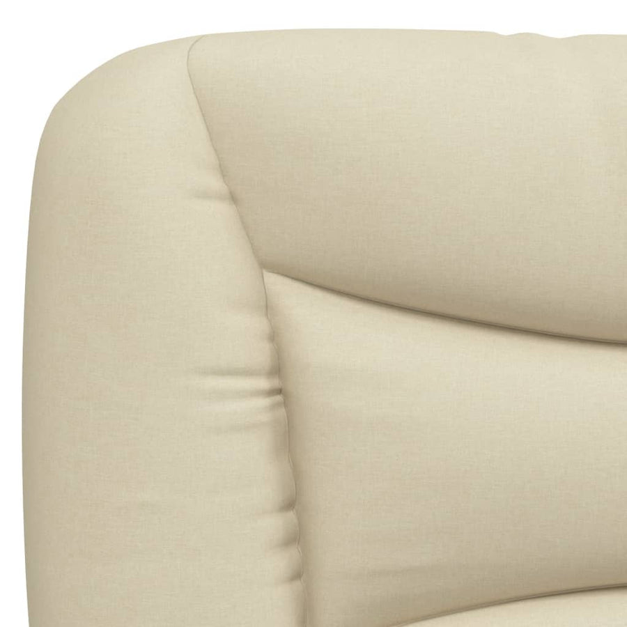 Hoofdbordkussen Stof Kleurig Crème 100 cm