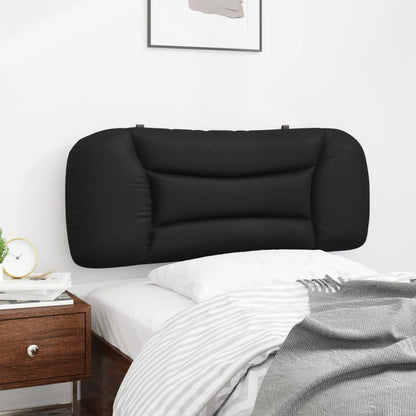 Hoofdbordkussen Kunstleer Zwart 100 cm