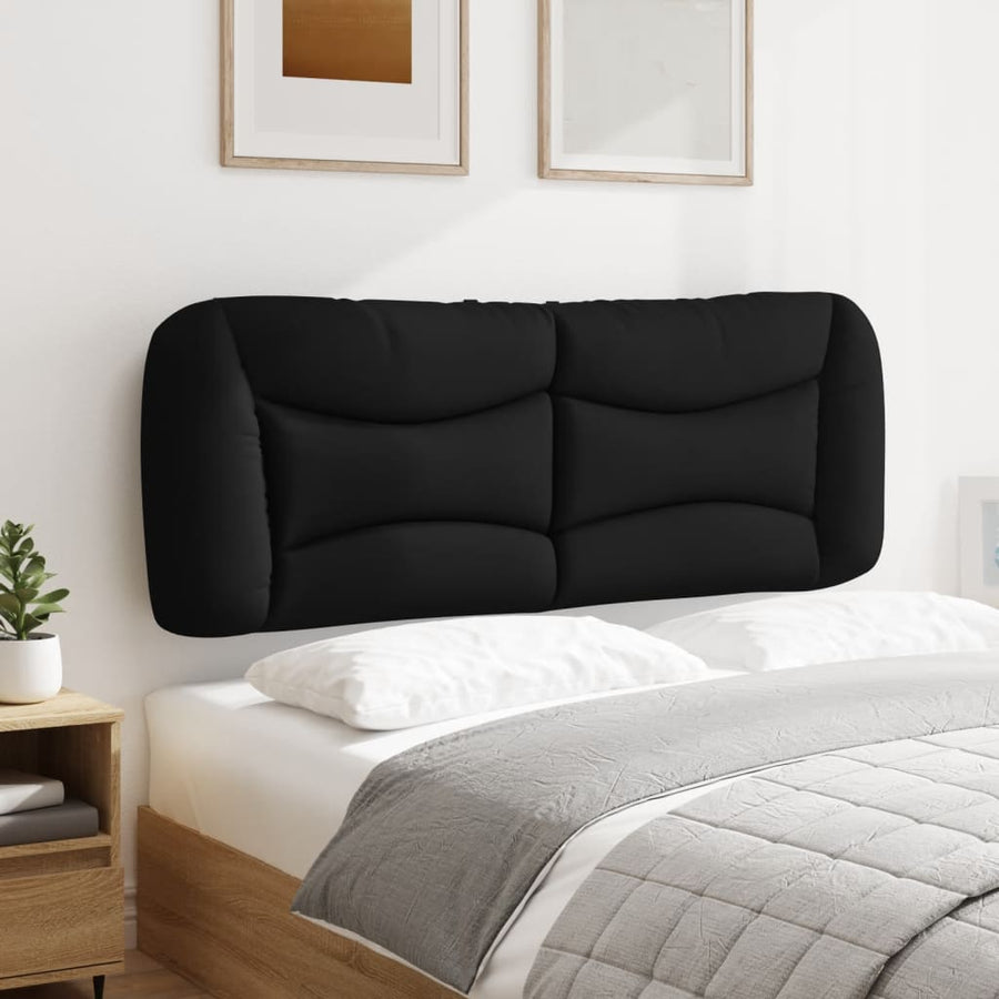 Hoofdbordkussen 120 Cm Stof Zwart