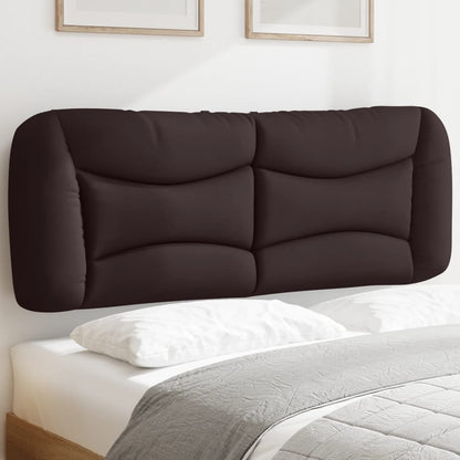 Hoofdbordkussen "Hvar" 120 cm stof donkerbruin