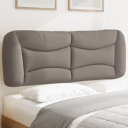 Hoofdbordkussen "Hvar" 120 cm stof taupe