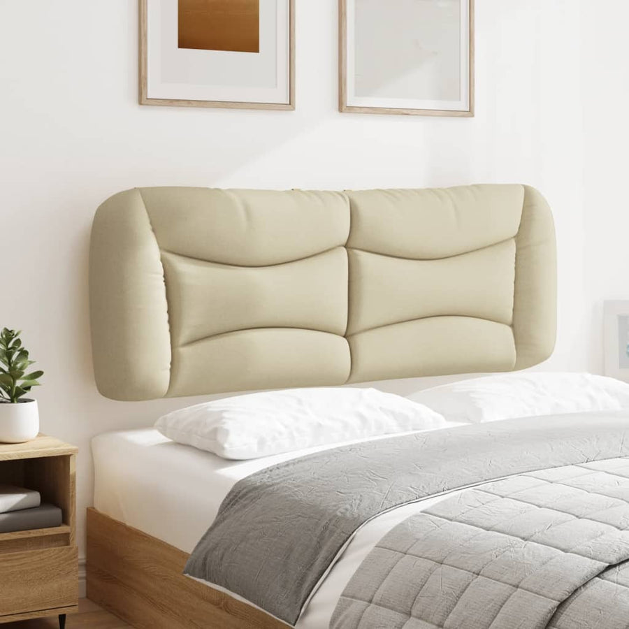 Hoofdbordkussen Stof Kleurig Crème 120 cm