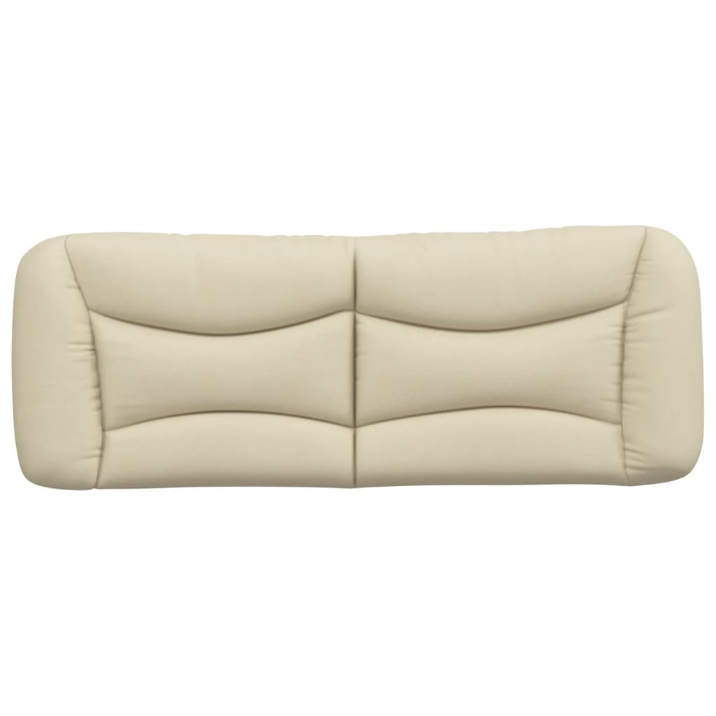 Hoofdbordkussen Stof Kleurig Crème 120 cm