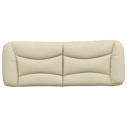 Hoofdbordkussen Stof Kleurig Crème 120 cm