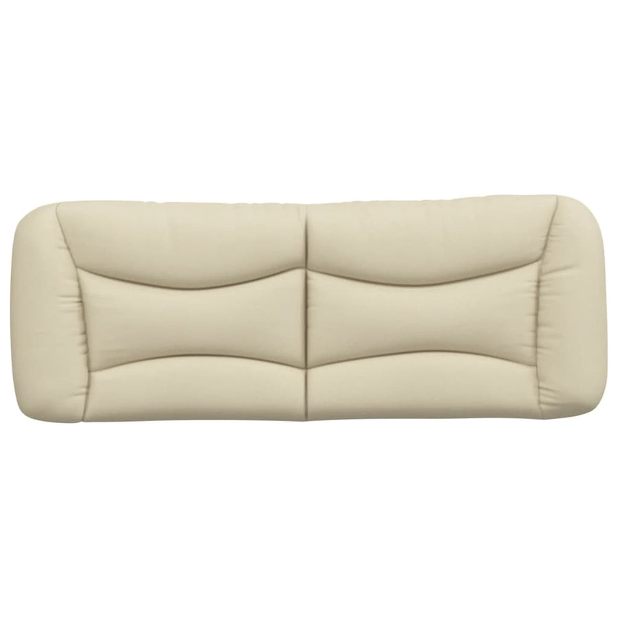 Hoofdbordkussen Stof Kleurig Crème 120 cm
