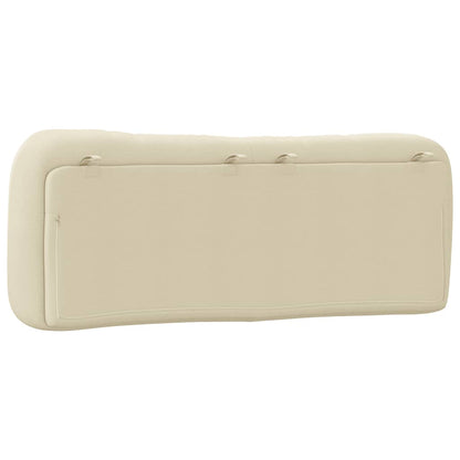 Hoofdbordkussen Stof Kleurig Crème 120 cm