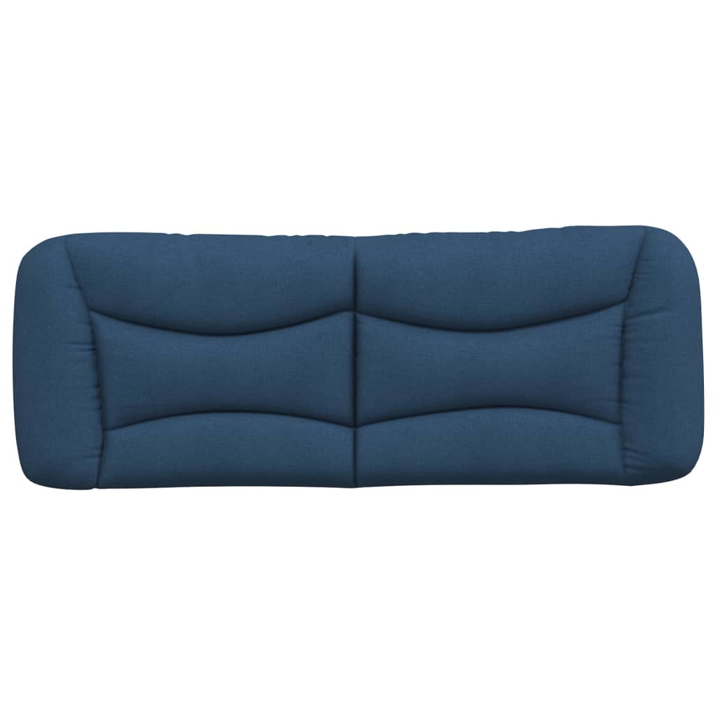 Hoofdbordkussen "Hvar" 120 cm stof blauw