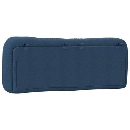Hoofdbordkussen "Hvar" 120 cm stof blauw