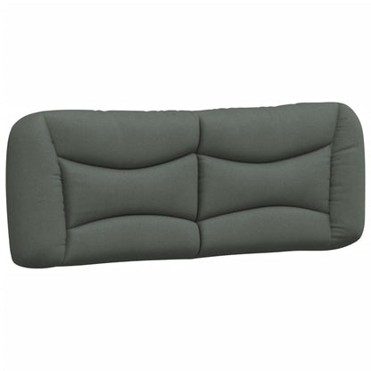 Hoofdbordkussen "Hvar" 137 cm stof donkergrijs