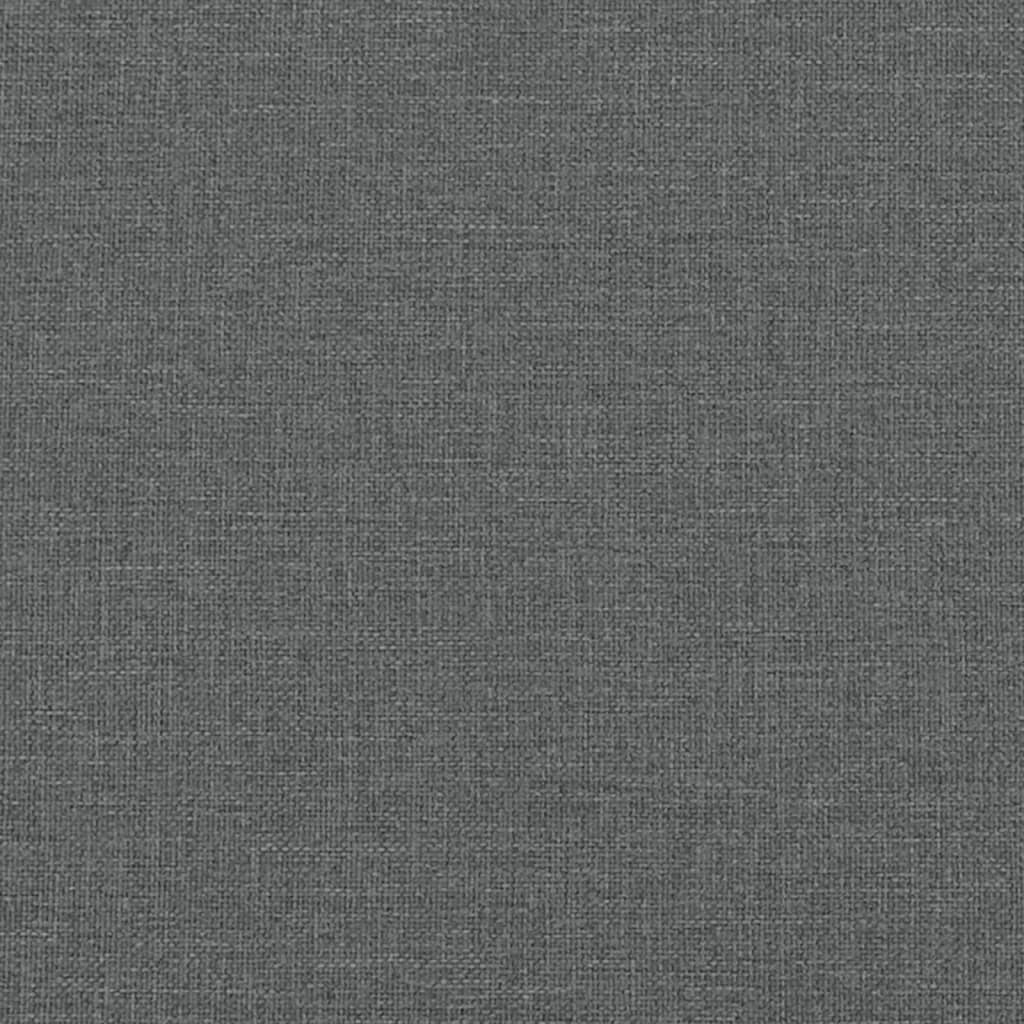 Hoofdbordkussen "Hvar" 137 cm stof donkergrijs