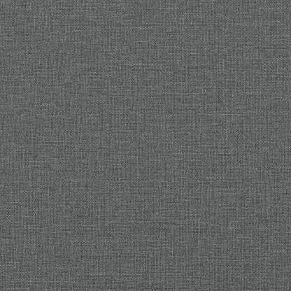 Hoofdbordkussen "Hvar" 137 cm stof donkergrijs