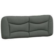 Headboard Cushion "Hvar" 140 cm fabric dark grey