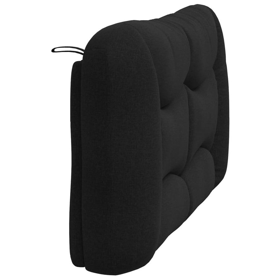 Hoofdbordkussen 140 Cm Stof Zwart