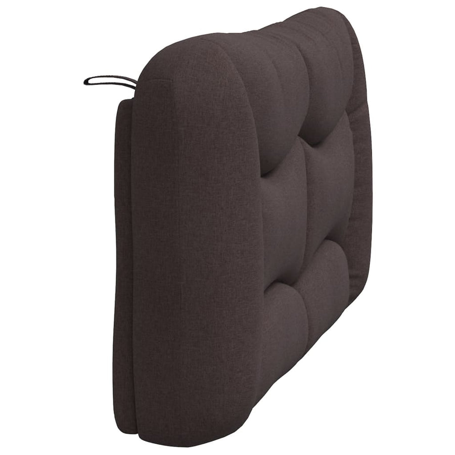 Hoofdbordkussen 140 Cm Stof Donkerbruin