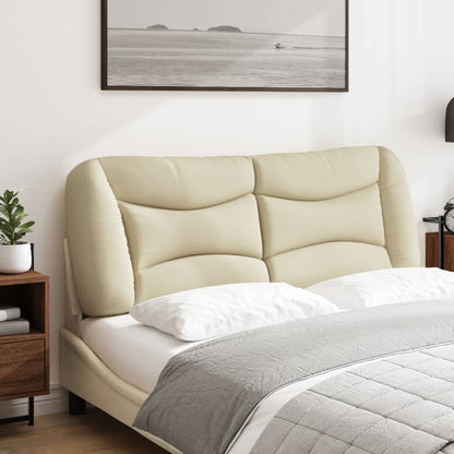 Hoofdbordkussen 140 Cm Stof Crèmekleurig