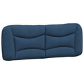 Hoofdbordkussen "Hvar" 140 cm stof blauw