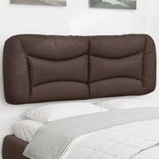 Headboard Cushion "Hvar" 140 cm faux leather brown