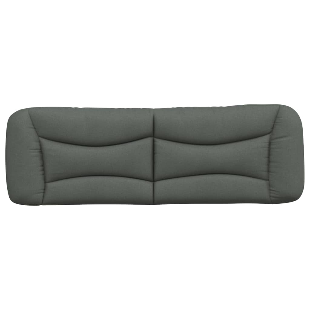 Hoofdbordkussen 160 Cm Stof Donkergrijs