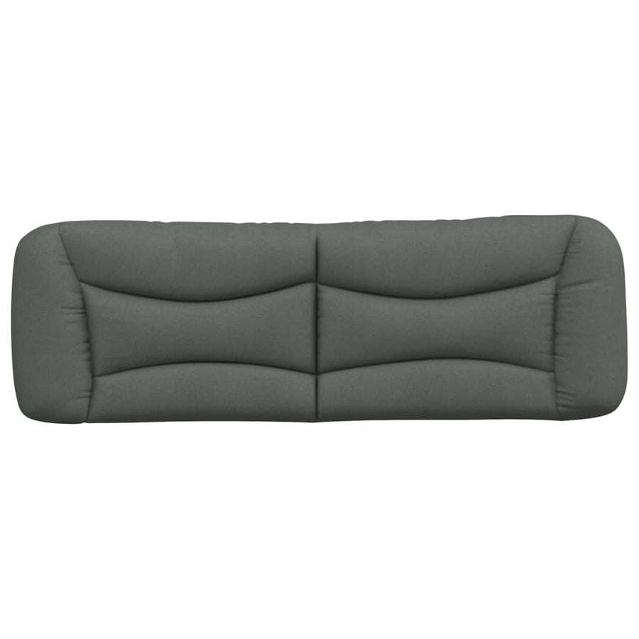 Hoofdbordkussen 160 Cm Stof Donkergrijs