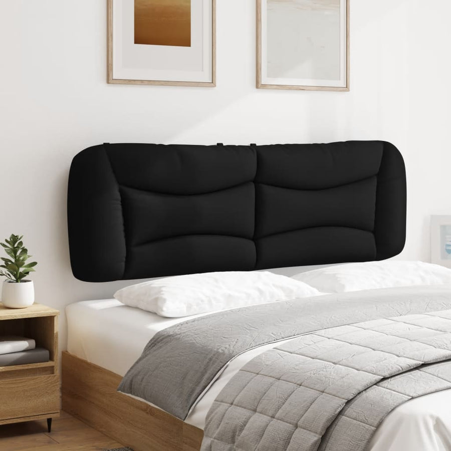 Hoofdbordkussen 160 Cm Stof Zwart