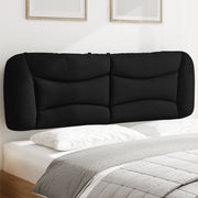 Hoofdbordkussen "Hvar" 160 cm stof zwart
