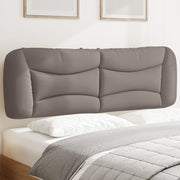 Hoofdbordkussen "Hvar" 160 cm stof taupe