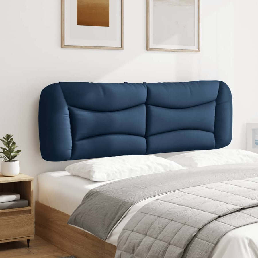 Hoofdbordkussen 160 Cm Stof Blauw