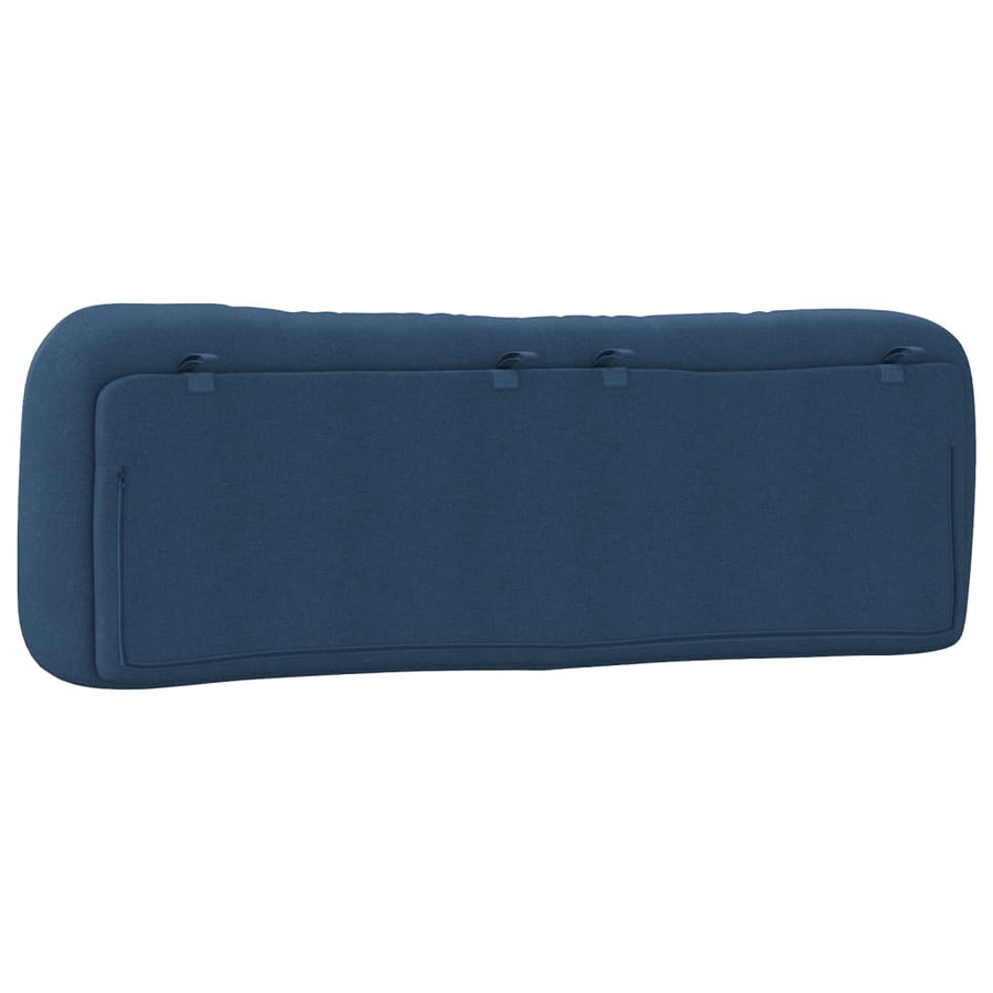 Hoofdbordkussen 160 Cm Stof Blauw