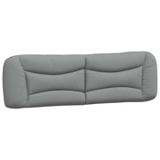 Headboard Cushion "Hvar" 180 cm fabric light grey