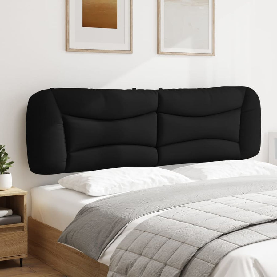 Hoofdbordkussen 180 Cm Stof Zwart