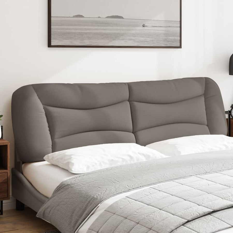Hoofdbordkussen 180 Cm Stof Taupe