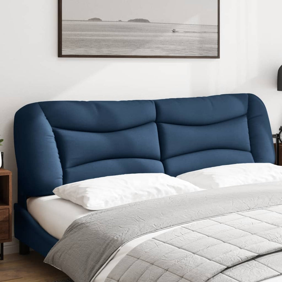 Hoofdbordkussen 180 Cm Stof Blauw