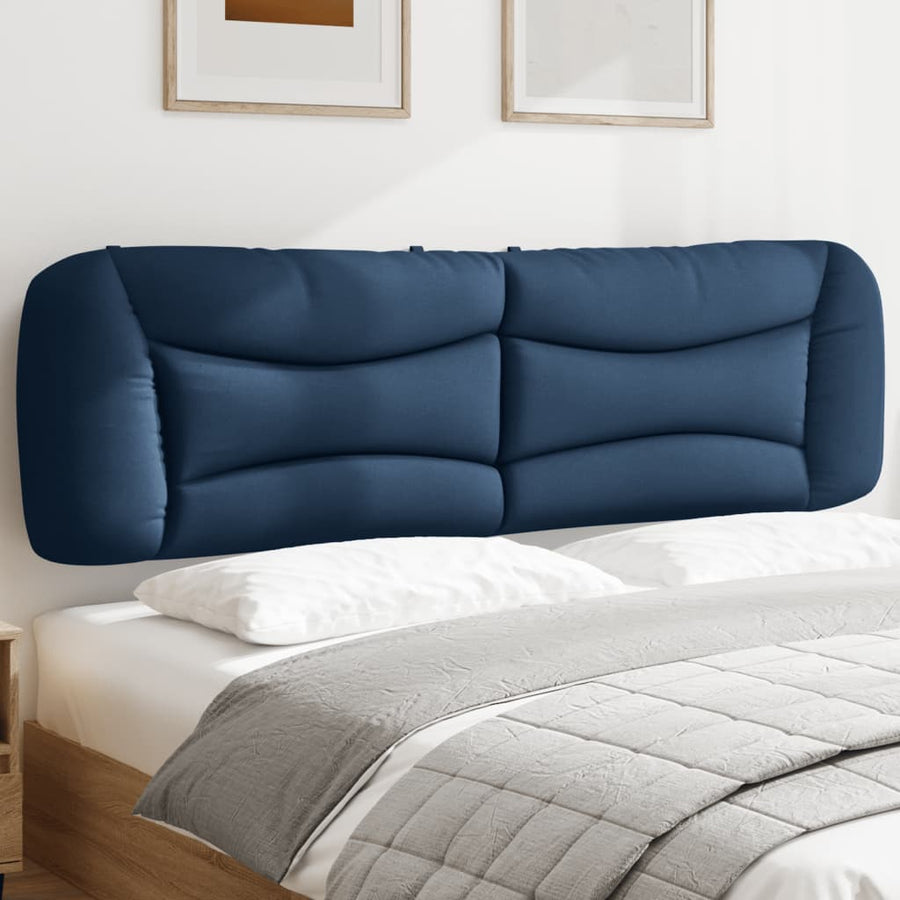 Hoofdbordkussen 180 Cm Stof Blauw