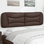 Headboard cushion "Hvar" 180 cm faux leather brown