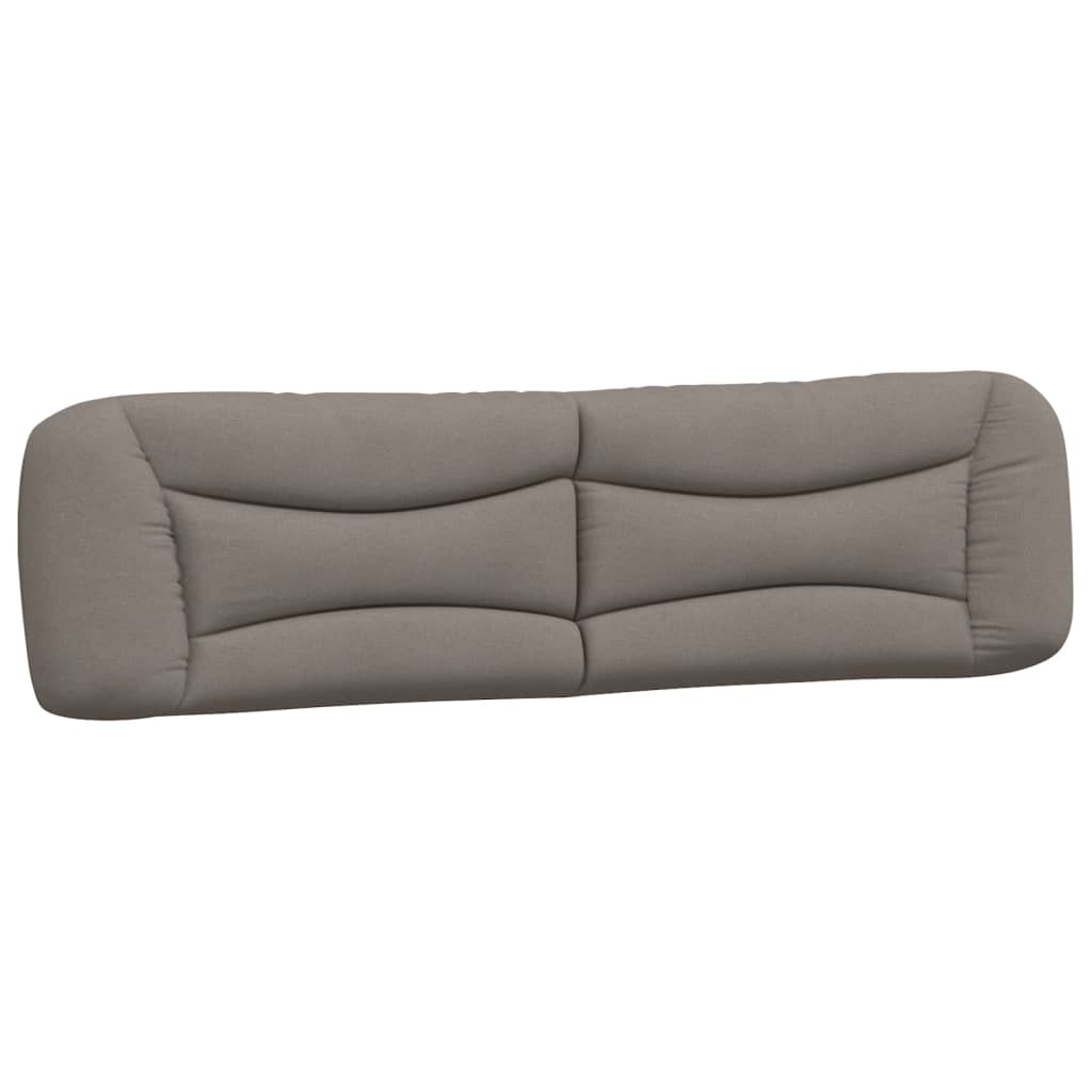 Hoofdbordkussen Stof Taupe 200 cm