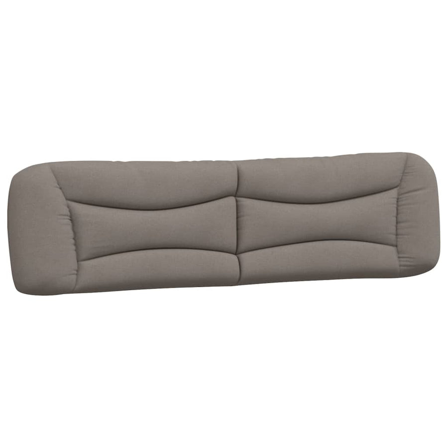 Hoofdbordkussen Stof Taupe 200 cm