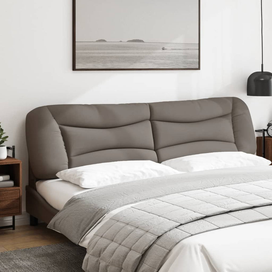 Hoofdbordkussen Stof Taupe 200 cm
