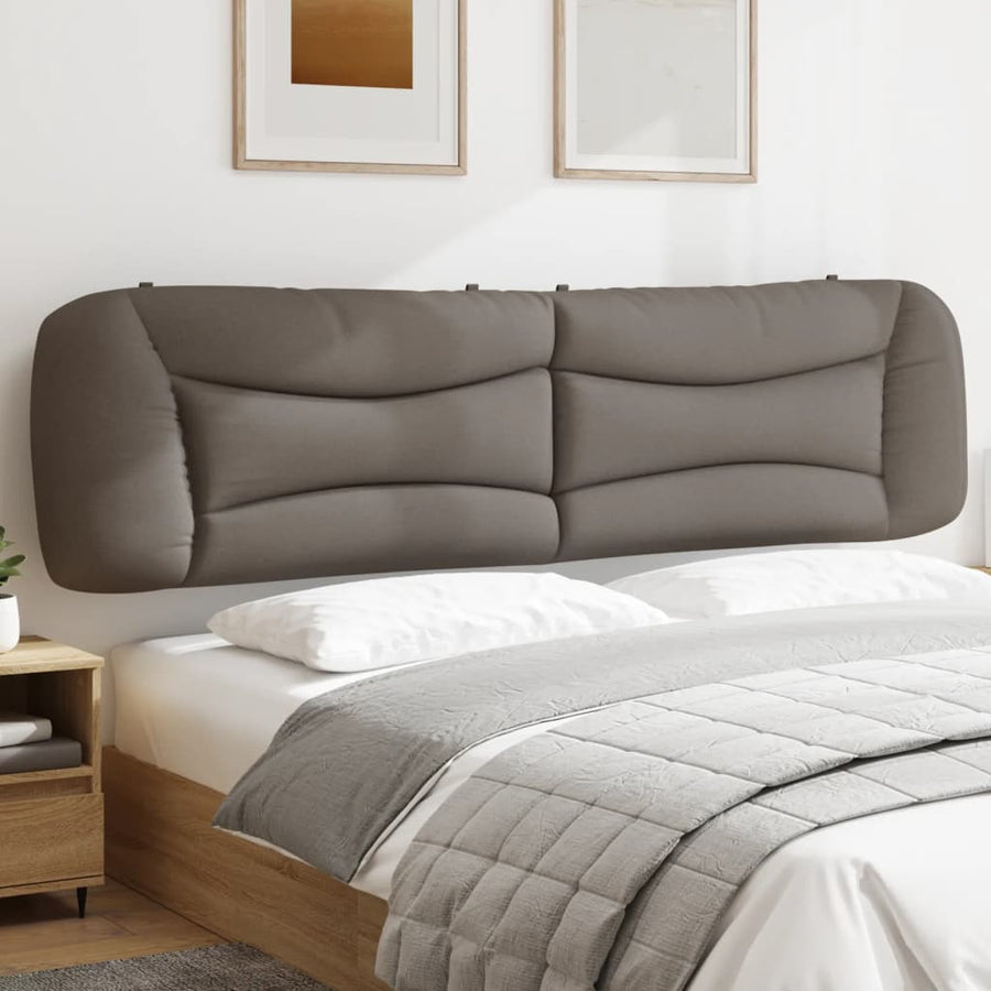 Hoofdbordkussen Stof Taupe 200 cm