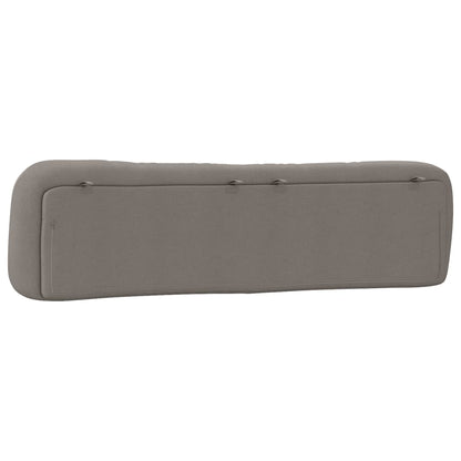 Hoofdbordkussen Stof Taupe 200 cm