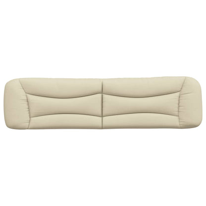 Hoofdbordkussen Stof Kleurig Crème 200 cm