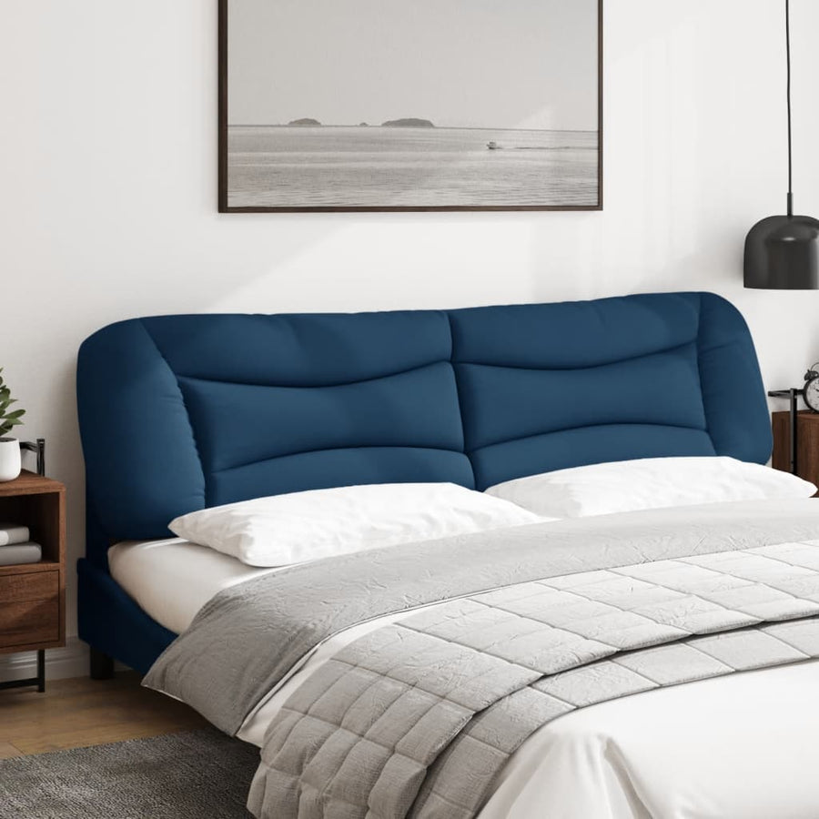 Hoofdbordkussen Stof Blauw 200 cm